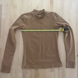 Mustard 2-piece Set - Leggings and Mock-neck Pull Over Size Small by Senita